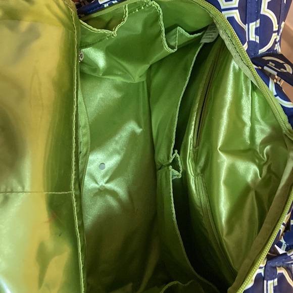 Ju-Ju-Be Be Prepared Diaper Bag Backpack Royal Envy Blue Royal Envy Green Geom - Picture 3 of 10